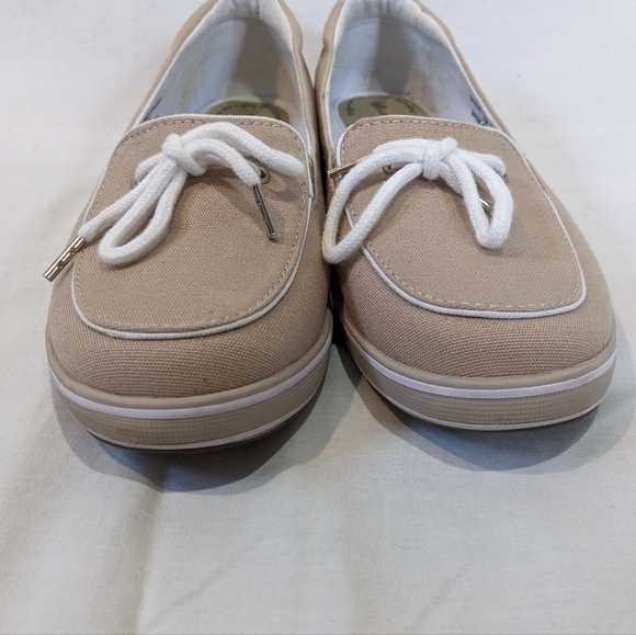Grasshoppers Tan and White Boat Shoe Loafers Size 7 - Picture 11 of 11